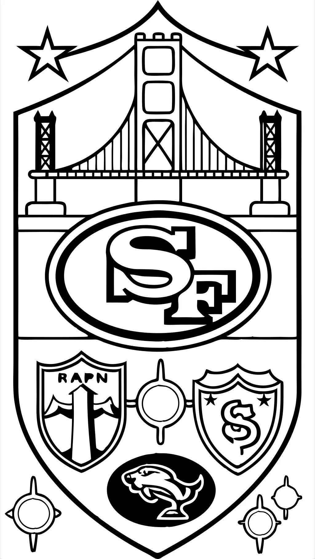 san francisco 49ers coloring pages